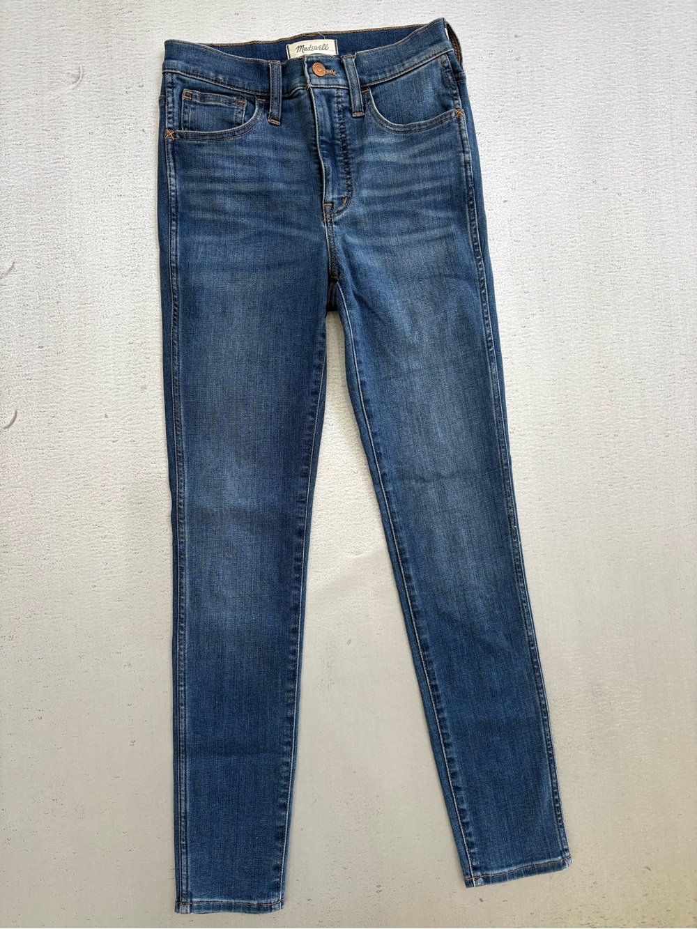Madewell Dark-Medium Blue Skinny Jeans